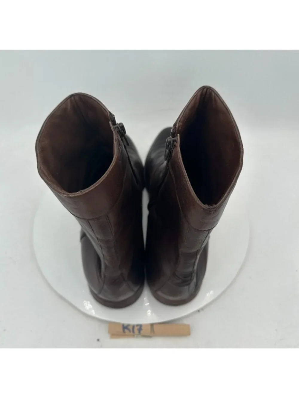 Bally Lexus Parawet Men Size 13M Dark Brown Leather Side Zip Ankle Boot